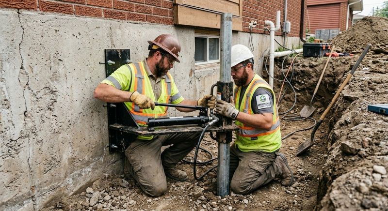 Concrete Foundation Leveling detail